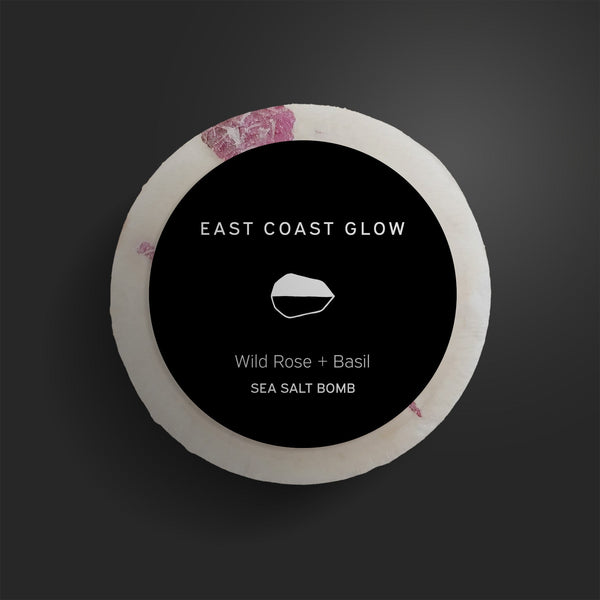 Wild Rose + Basil | Salt of the Earth™ Sea Salt Bomb~