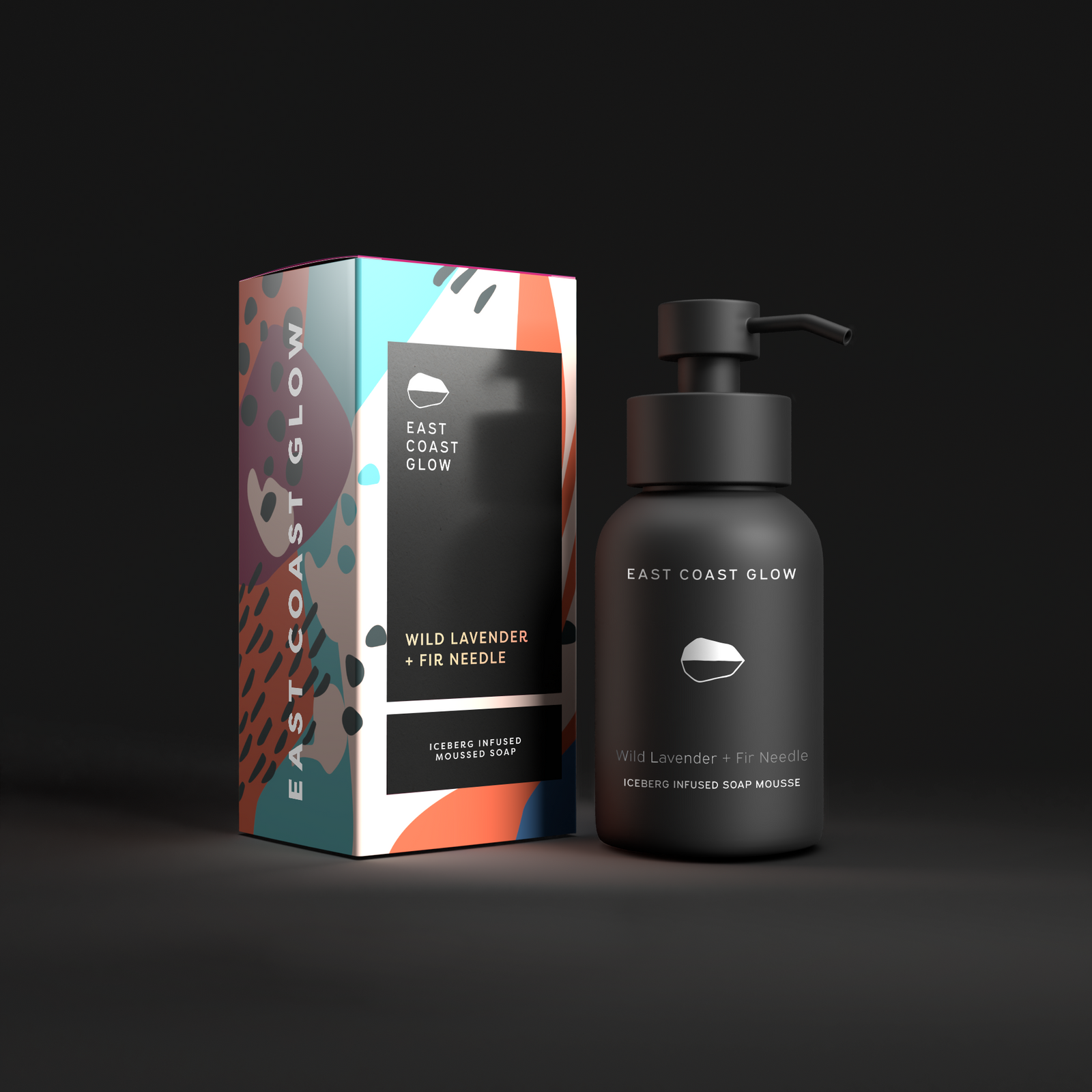 Wild Lavender + Fir Needle Iceberg Infused Moussed Soap – East