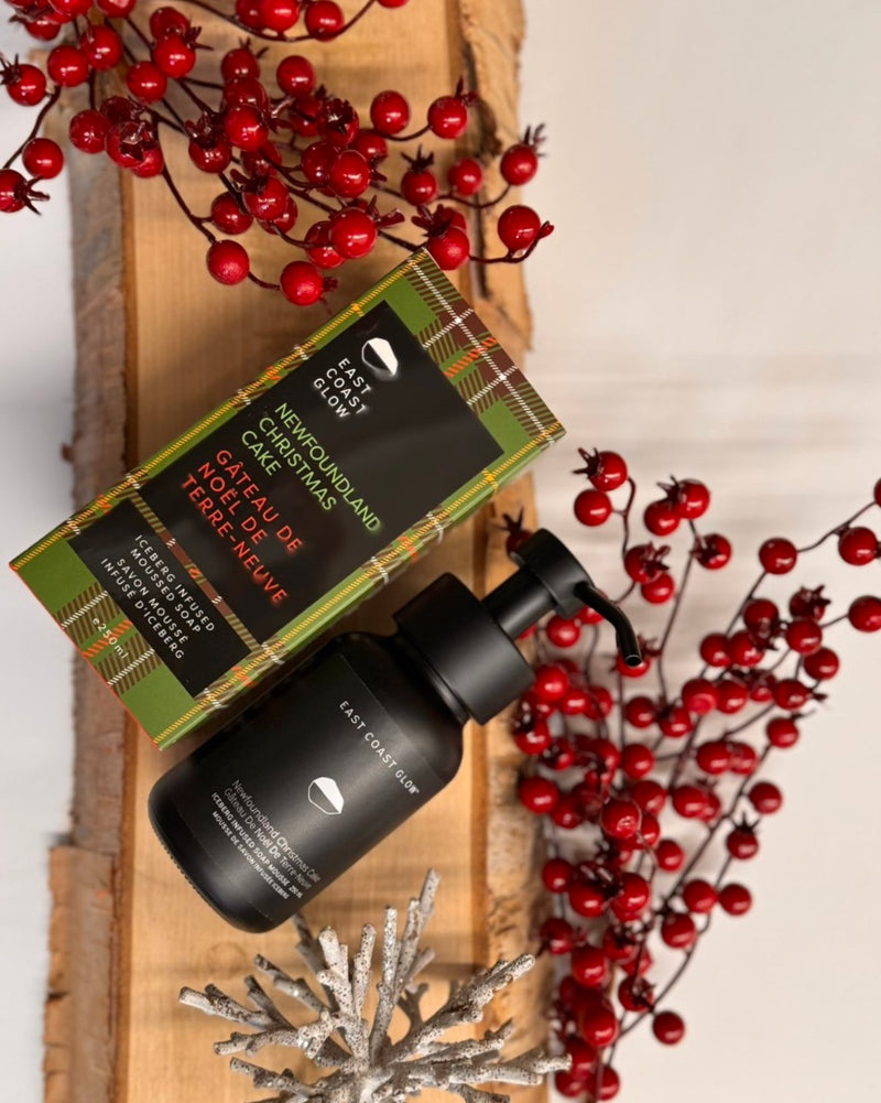 Newfoundland Christmas Cake Iceberg Infused Soap Mousse