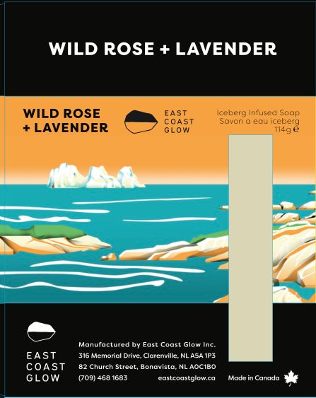 Wild Rose + Lavender Iceberg Infused Soap~
