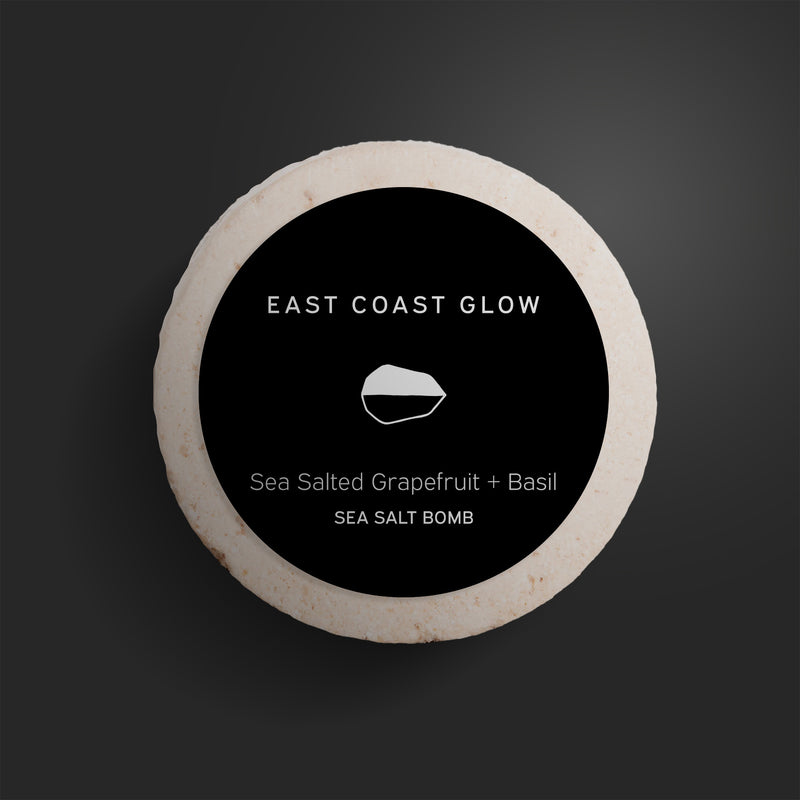 Sea Salted Grapefruit + Basil | Salt of the Earth™ Sea Salt Bomb