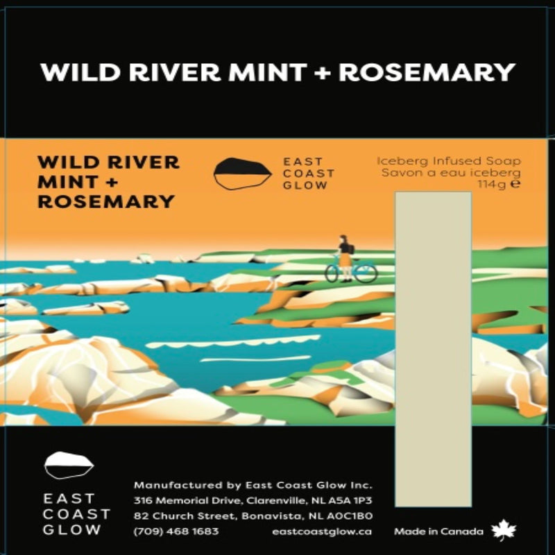 Wild River Mint + Rosemary Iceberg Infused Soap
