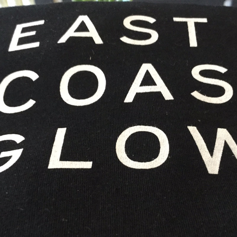 East Coast Glow tshirt men’s medium black