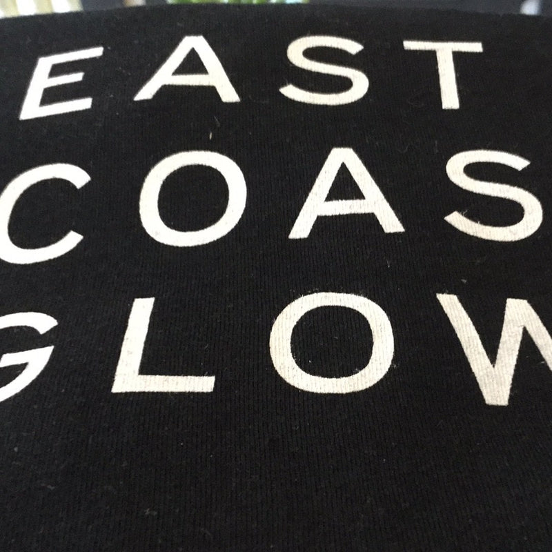 East Coast Glow tshirt women’s xl black